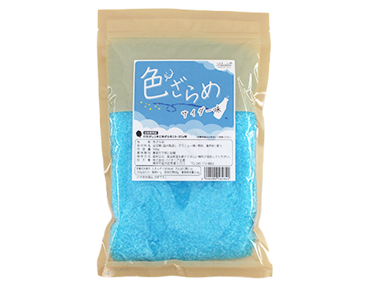 色ざらめ サイダー味 500gの画像