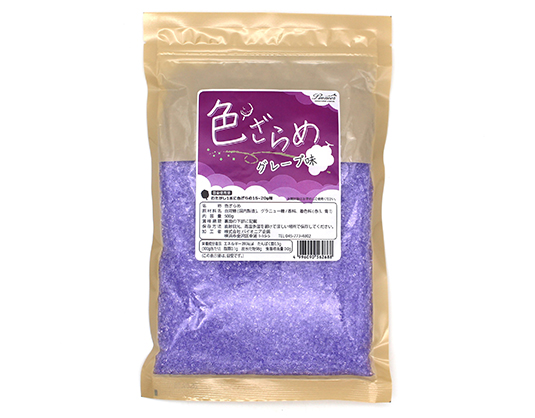 色ざらめ グレープ味 500gの画像