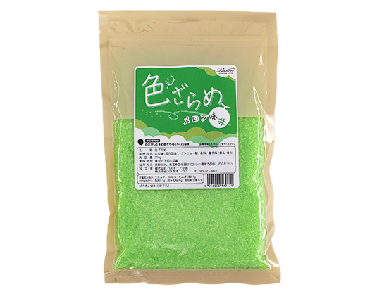 色ざらめ メロン味 500gの画像