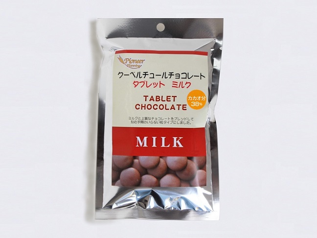 タブレットチョコ ミルク 150gの画像